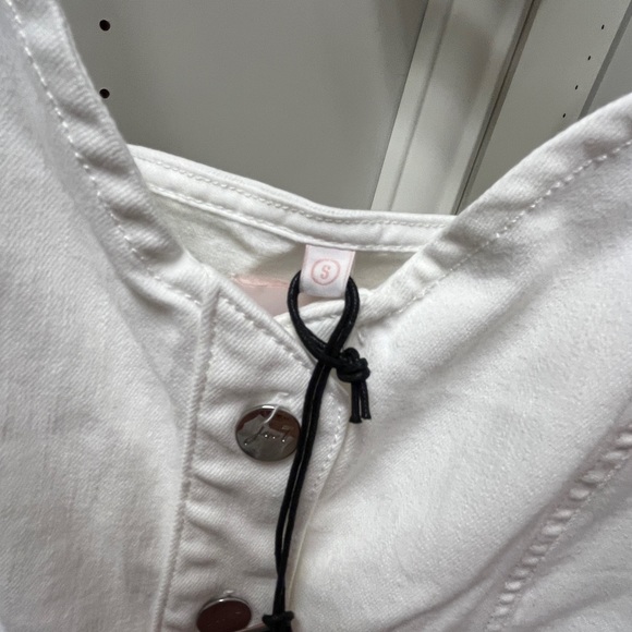 Jen 7 white denin dress size Small - Picture 3 of 6